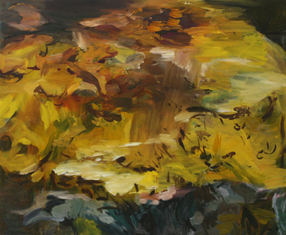 Animal perhaps cow oil on canvas 82x100cm 2007